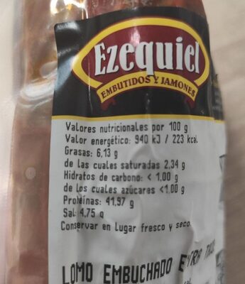 Lomo embuchado extra taco