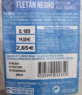 Fletán negro