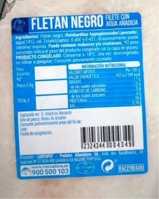 Fletán negro