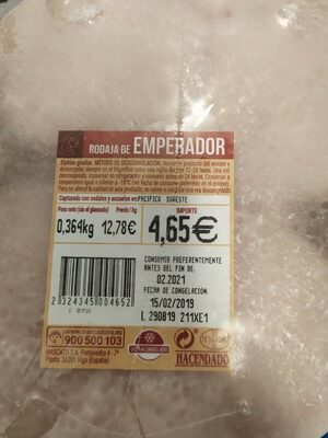 Rodaja de emperador