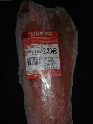 Filete de Salmon rosado salvaje front packaging