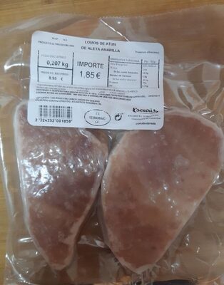 Lomos de atún de aleta amarilla