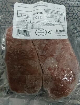 Lomos de atun de aleta amarilla