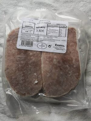 Lomos de atun front packaging