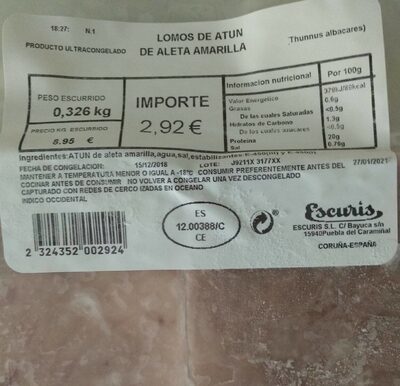 Atún aleta amarilla