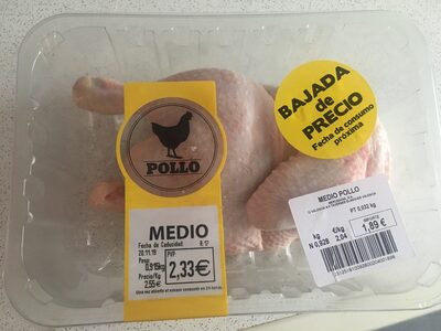 Pollo medio
