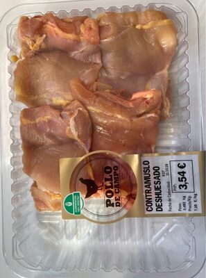 Contramuslo deshuesado de pollo