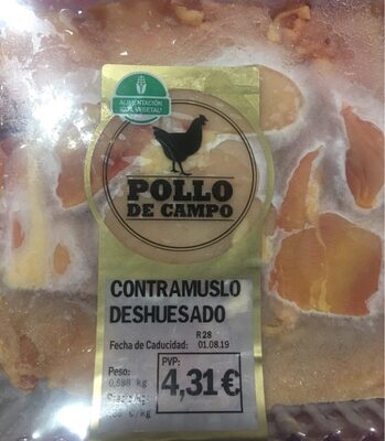 Contramuslo deshuesado front packaging