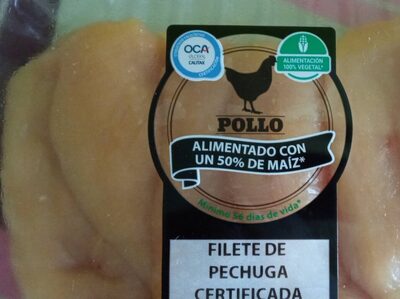Filete de pechuga de pollo certificada vall companys front packaging