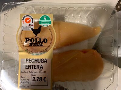 Pollo de Corral front packaging