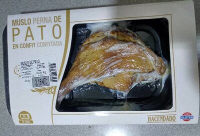 Muslo de pato confitado