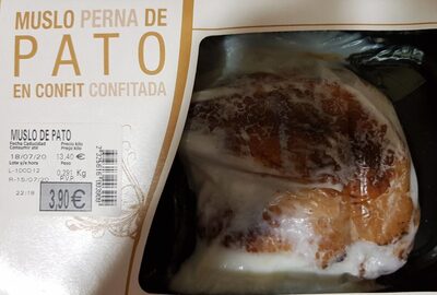 Muslo de pato en confit