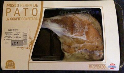 Muslo pato en confit