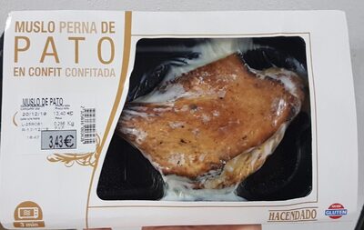 Muslo de pato en confit