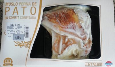 Muslo de pato en confit