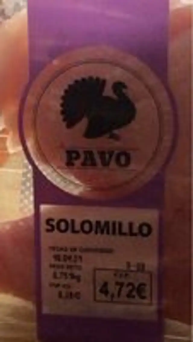 Pavo solomillo