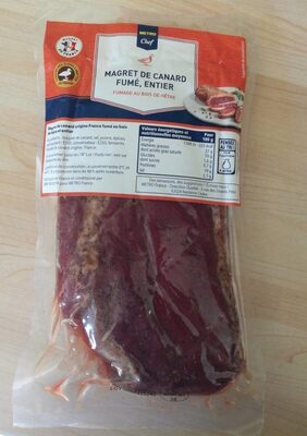 Magret de canard origine France fumé entier