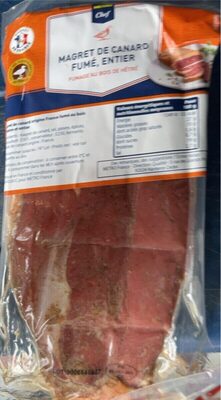 Magret de canard fumé, entier