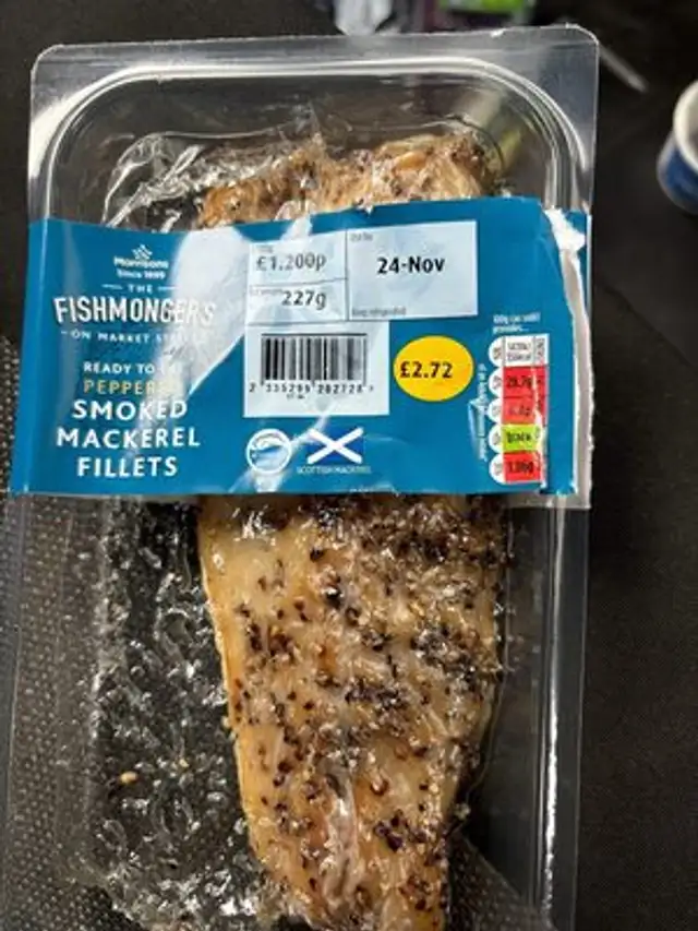 Smoked Mackerel front packaging