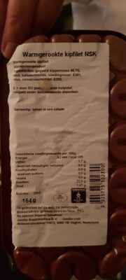 Warmgerookte kipfilet front packaging