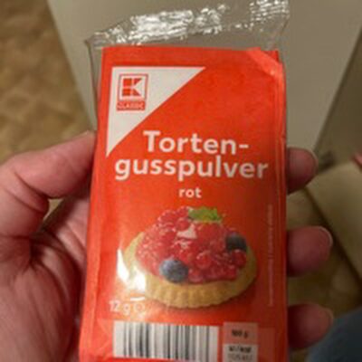 Tortengusspulver rot