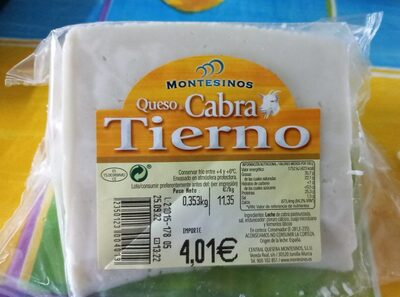 Queso cabra tierno front packaging
