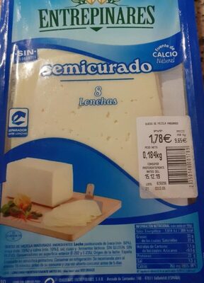 Queso semicurado lonchas