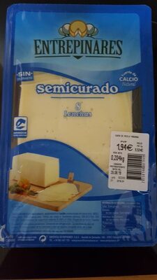 Queso semicuradl front packaging