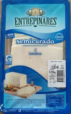 Queso semicurado lonchas