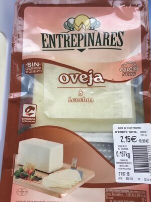 Queso Oveja Lonchas