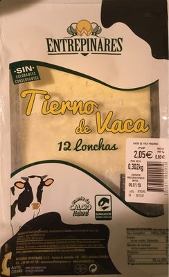 Tierno de Vaca front packaging