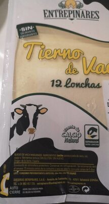 Queso tierno de vaca 12 lonchas