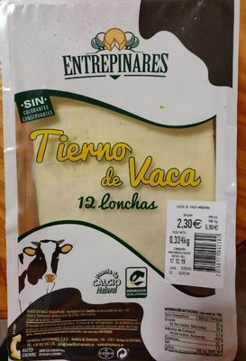 Queso tierno de vaca lonchas