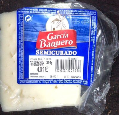 García Baquero Semicurado front packaging