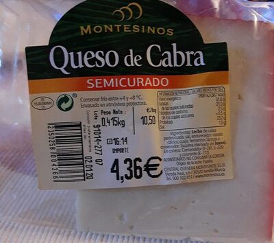Queso de cabra semicurado