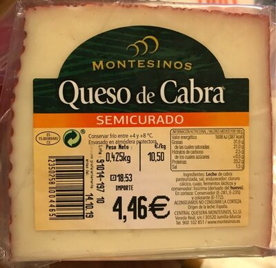 Queso de cabra semicurado
