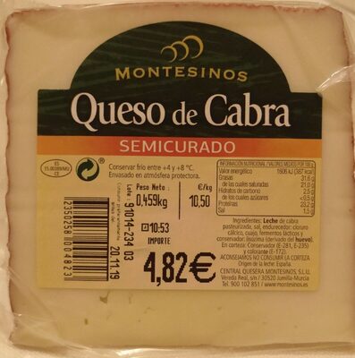Queso de cabra semicurado