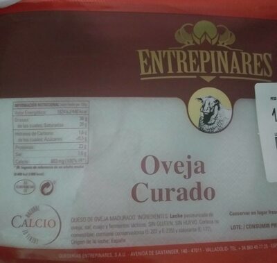 Queso oveja curado