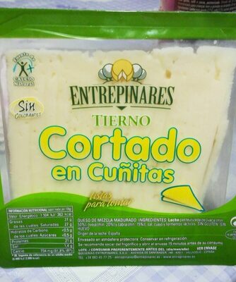 Queso  Tierno Ya cortado front packaging
