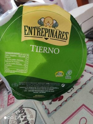 Queso tierno front packaging