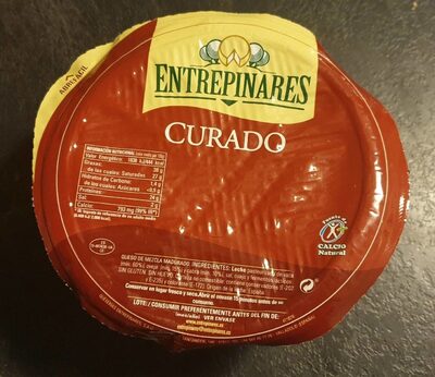 Queso de mezcla Curado front packaging