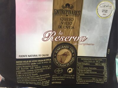Queso viejo de oveja la reserva