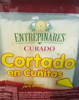 Queso curado front packaging