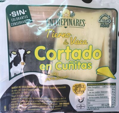 Queso de vaca madurado tierno