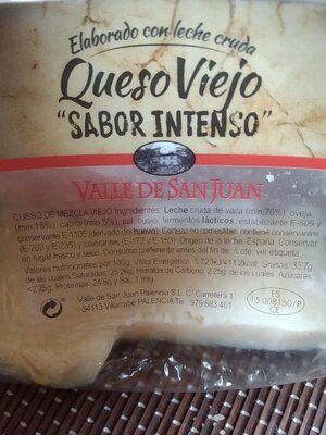 Queso Viejo Sabor Intenso