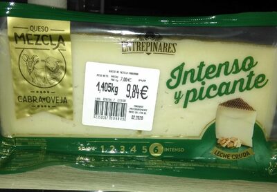 Queso mezcla intenso y picante