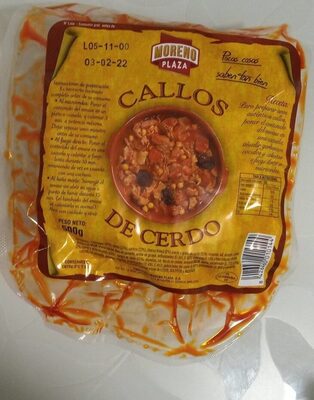 Callos de cerdo front packaging
