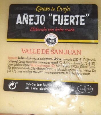 Queso de oveja añejo "fuerte"
