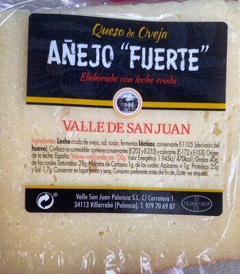 QUESO DE OVEJA AÑEJO FUERTE