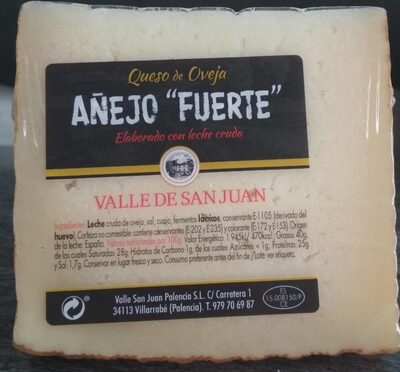 Queso oveja anejo fuerte
